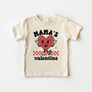 Mama's Valentine Toddler Shirt - Retro Valentine's Day Kids Shirt