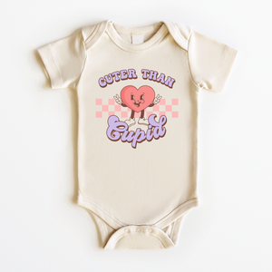 Cuter then Cupid Baby Onesie - Retro Valentine's Day Bodysuit