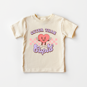 Cuter then Cupid Kids Shirt  - Retro Valentine's Day Shirt