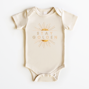 Stay Golden Baby Onesie - Summer Bodysuit
