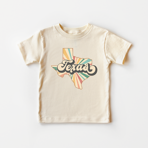 Texas State Toddler Tee - Retro Western Tee