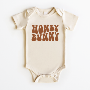Honey Bunny Onesie - Retro Easter Baby Bodysuit