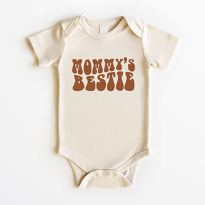 Mommy's Bestie Baby Onesie - Retro Mother's Day Bodysuit