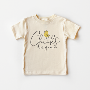 Easter Kids Shirt - Chicks Dig Me Toddler Shirt