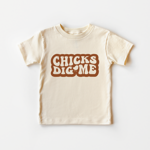 Chicks Dig me Orange Toddler Shirt - Cute Easter Tee