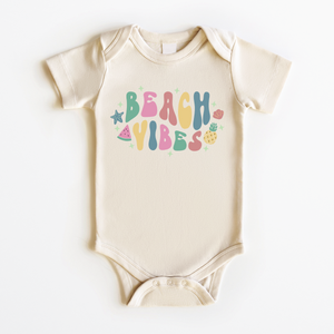 Beach Vibes Baby Onesie - Retro Summer Bodysuit