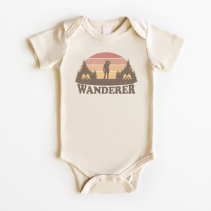 Wanderer Baby Onesie - Vintage Adventure Bodysuit