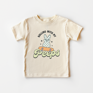 Rolling with My Peeps Toddler Shirt - Funny Easter Kids Tee