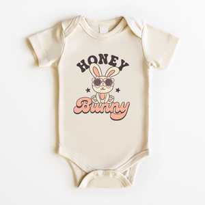 Honey Bunny Baby Onesie - Retro Easter Bodysuit