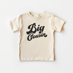 Big Cousin Toddler Shirt - Retro Cousin Kids Tee