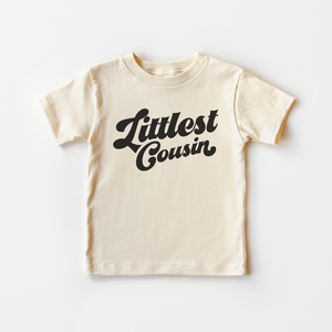 Littlest Cousin Toddler Shirt - Retro Cousin Tee
