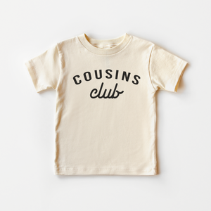 Cousin Club Toddler Shirt - Retro Natural Kids Tee