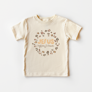 Highway To Heaven Toddler Shirt - Cute Jesus Tee