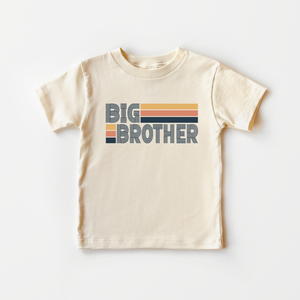 Big Brother Toddler Shirt - Retro Sibling Kids Shirt