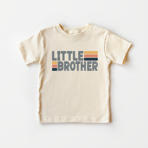 Little Brother Toddler Shirt - Retro Sibling Kids Shirt