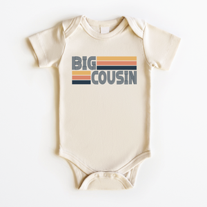 Big Cousin Baby Onesie - Retro Cousin Bodysuit
