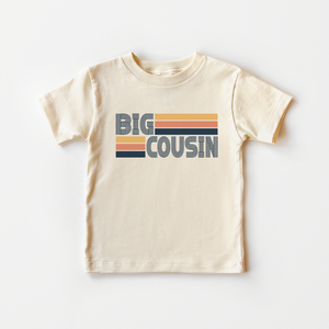 Big Cousin Toddler Shirt - Retro Cousin Kids Tee