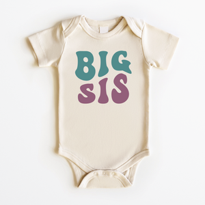 Big Sis Baby Onesie - Cute Retro Sister Bodysuit