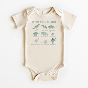 Future Paleontologist Baby Onesie - Vintage Dinosaur Bodysuit