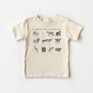 Let Them Be Wild Toddler Shirt - Trendy Adventure Kids Shirt