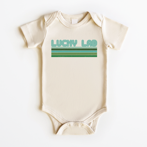 Lucky Lad Baby Onesie - Retro St Patrick's Day Bodysuit