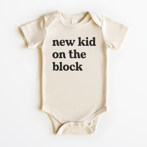 New Kid On The Block Onesie - Retro Announcement Bodysuit