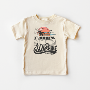 Sunshine On My Mind Toddler Shirt - Retro Summer Kids Tee