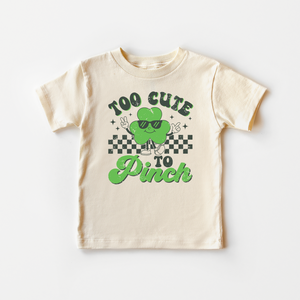 Too Cute To Pinch Toddler Shirt - Boys St Patrick's Day Tee