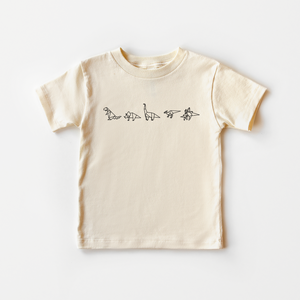 Dinosaur Toddler Shirt - Cute Origami Kids Tee