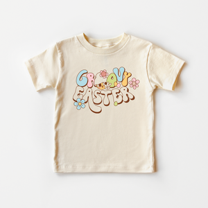 Groovy Easter Toddler Shirt - Funny Easter Kids Tee