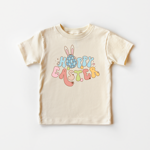 Retro Easter Toddler Shirt - Hoppy Easter Cute Kids Tee