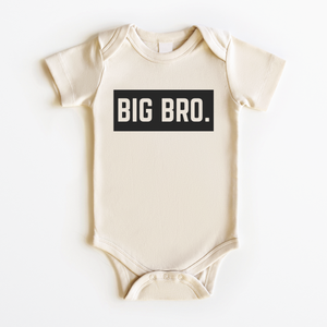 Big Bro Baby Onesie - Matching Sibling Natural Bodysuit