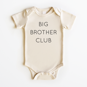 Big Brother Club Onesie - Big Brother Announcement Natural Bodysuit