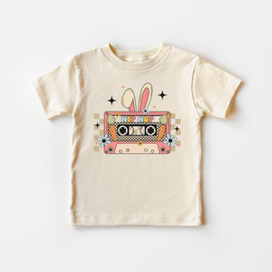 Hip Hop Bunny Toddler Shirt - Kids Retro Easter Tee