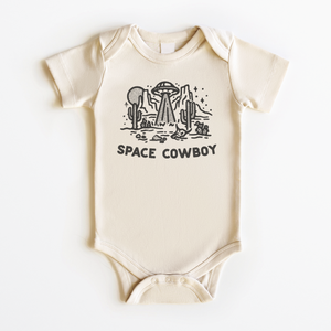 Space Cowboy Baby Onesie - Retro Spaceship Bodysuit