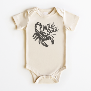 Wild Soul Baby Onesie - Retro Scorpion Bodysuit