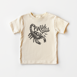 Wild Soul Toddler Shirt - Retro Hipster Kids Tee