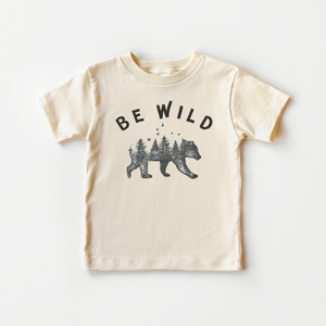 Be Wild Toddler Shirt - Adventure Bear Tee