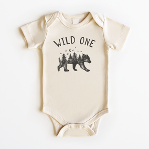 Wild One Baby Onesie - Boho Bear Bodysuit