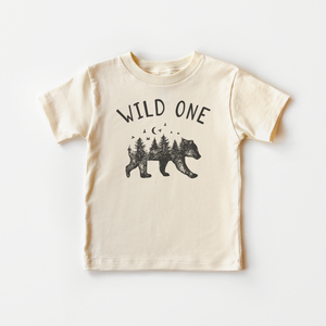 Wild One Toddler Shirt - Boho Bear Tee