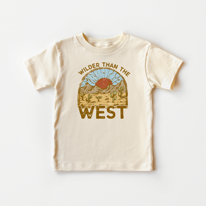 Wilder Than The West Toddler Shirt - Vintage Desert Tee