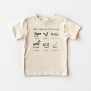 Old McDonald Had a Farm Toddler Shirt - Nursery Rhyme Tee