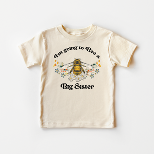 I'm Going To Be A Big Sister Shirt - Retro Announcement Tee