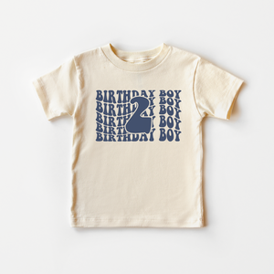 Second Birthday Toddler Shirt - Birthday Boy Kids Shirt