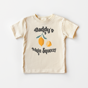 Daddy's Main Squeeze Toddler Shirt - Vintage Summer Lemon Kids Tee