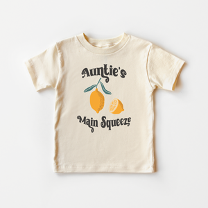 Aunties Main Squeeze Toddler Shirt - Vintage Summer Lemon Kids Tee