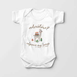 Alpaca My Bags - Adventure Baby Onesie