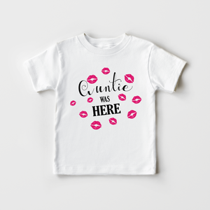 Auntie Was Here - Kisses -Toddler Shirt
