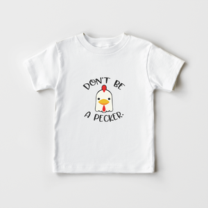 Don't Be A Pecker Onesie - Cute Chicken Baby Onesie