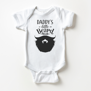 Daddy Beard Onesie - Daddy's Little Beard Puller Bodysuit